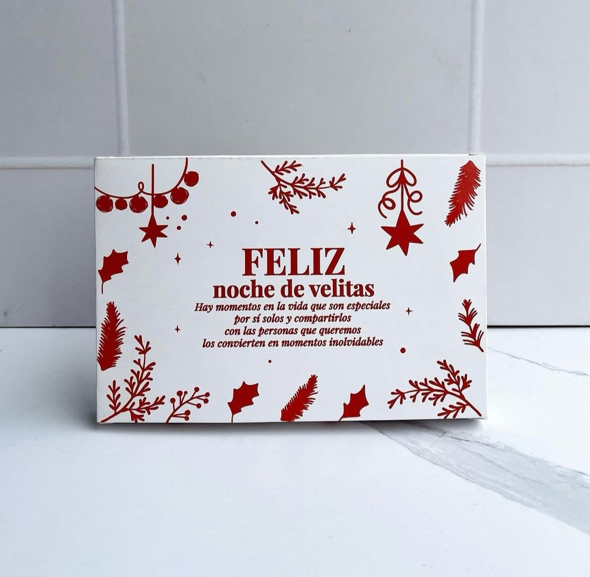 CAJA VELAS ROJA 18.5X2X11.5 - Imagen 2