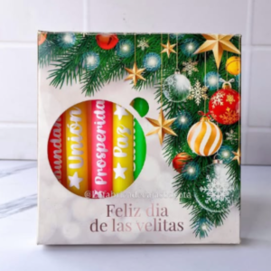 CAJA VELAS VERDE 15X1.5X15.5
