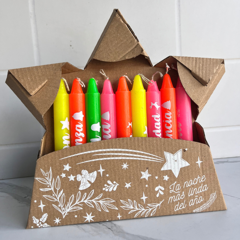 CAJA VELAS ESTRELLA